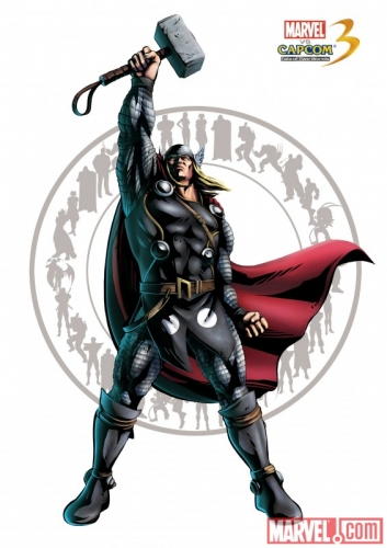 Illustration for article titled Marvel: Thor And Amaterasu Coming To Marvel vs. Capcom 3